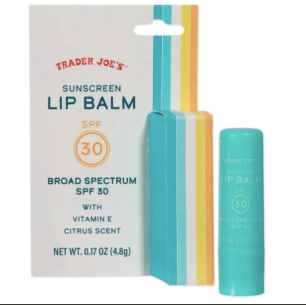 NEW Trader Joe's Sunscreen Lip Balm SPF 30